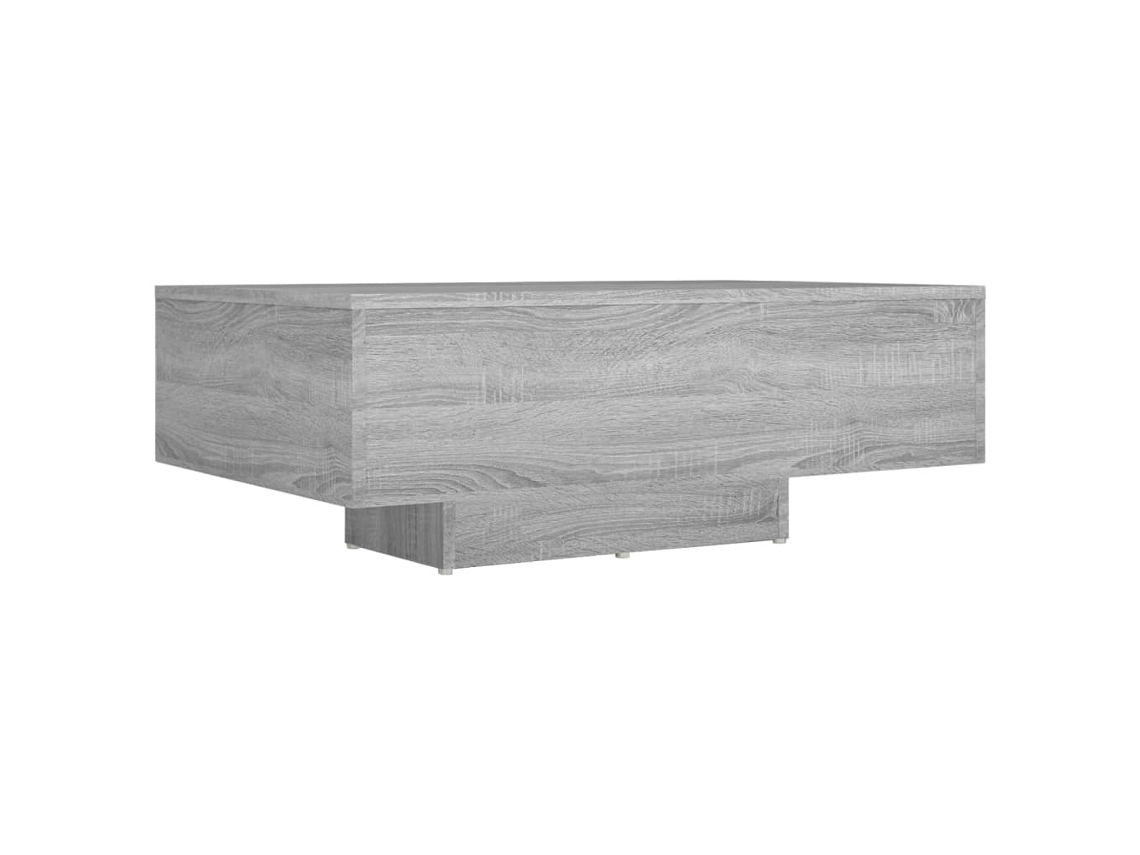 Mesa de centro Cinzento Sonoma Madeira Derivados MAISON EXCLUSIVE 85x55x31 cm