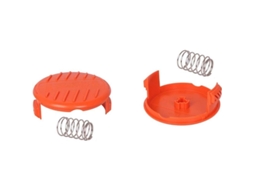 2 Tapas De Carrete Y Resorte Compatibles Con Black+decker Rc-100-p Afs Gh6 Gh400 Gh500 Gh610 Gh900