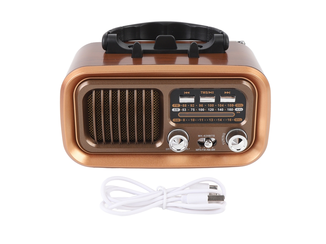 Rádio Portátil Solar Bluetooth LAXISCREED Fm Am Usb Cartão