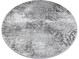 Tapete de Interior DYWANY LUSZCZOW Mefe 8724 (Cinzento - 200 cm - Polipropileno)