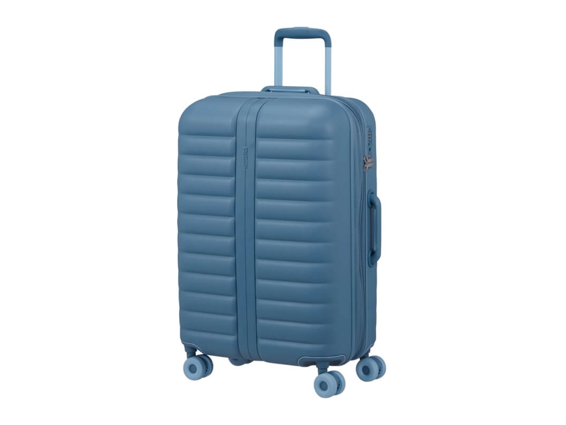 Mala de Viagem Média AMERICAN TOURISTER 67cm Exp. Neovibe Azul Aço