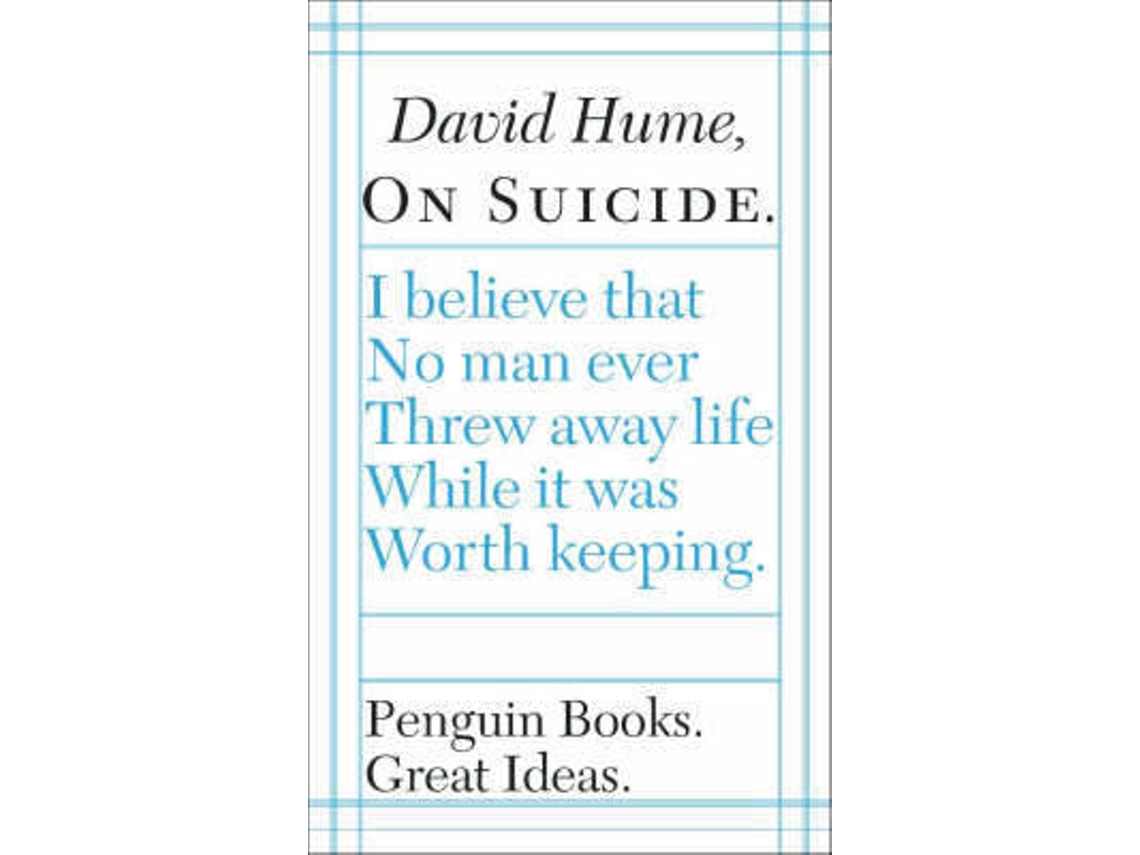 Livro On Suicide de David Hume (Inglês)