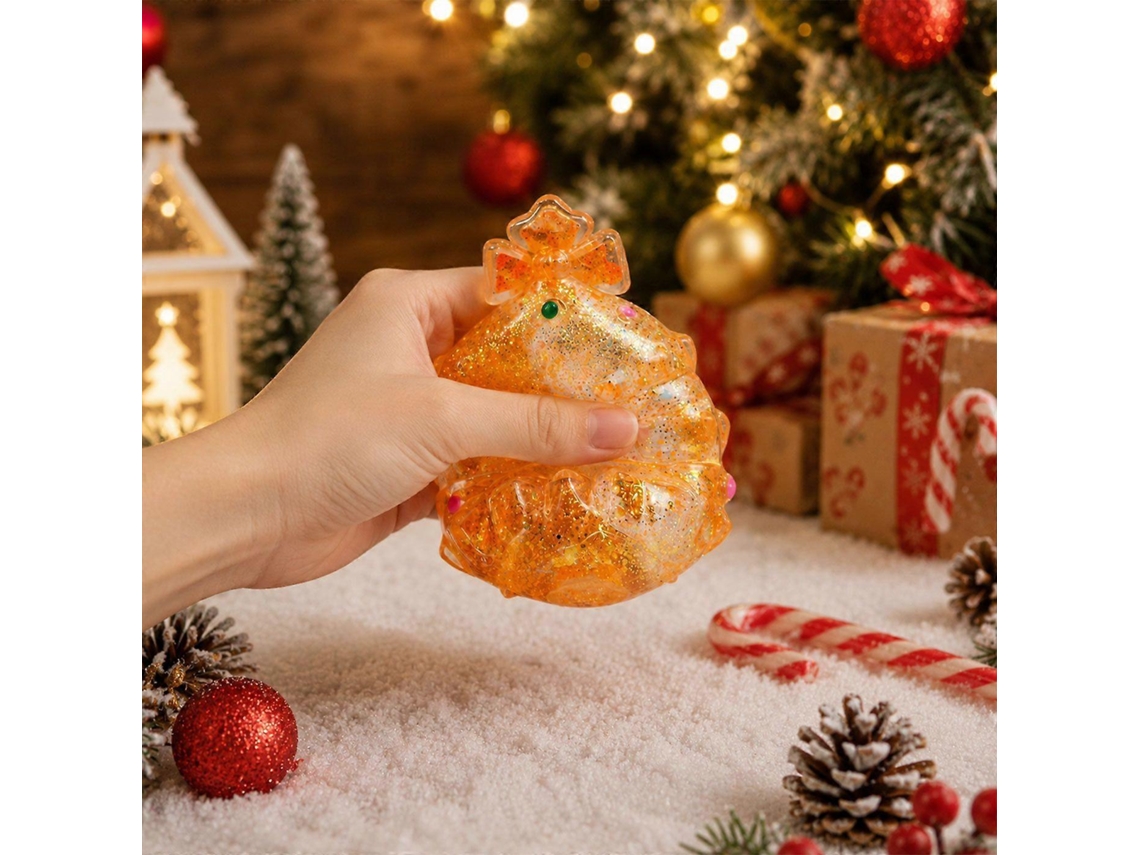 Brinquedo Squishy Árvore De Natal Com Brilho Lento