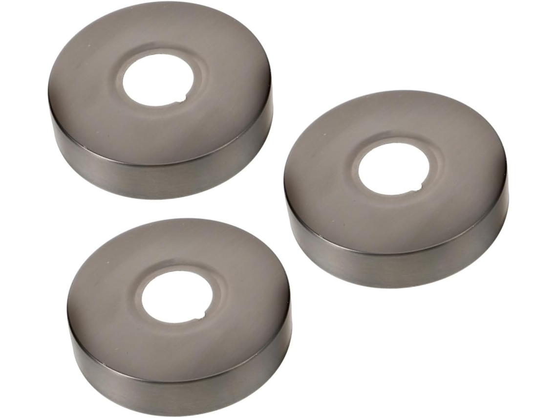 Conjunto De 3 Peças De Capas Decorativas Em Aço Inoxidável Para Torneira De Banheiro.