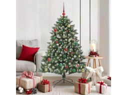 Vidaxl Árvore De Natal Artificial Verde 150 Cm Pvc, Plástico E Aço