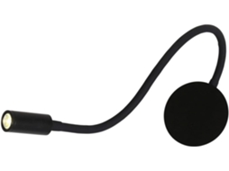 Luminária de Leitura de Parede Robusta e Prática, com Interruptor Preto Flexível e Iluminação Confortável. SFUSHOS
