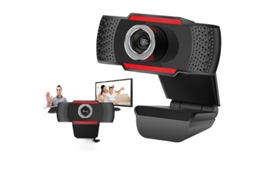 Webcam Hd 1080p Mini Computador Pc Web Camera Com Microfone Brilvibera
