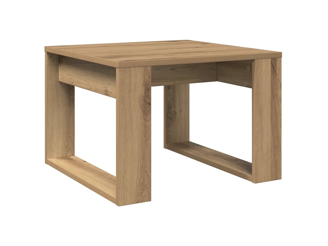 Side Table, Side Tables Vidaxl Marrom Madeira Processada (50 X 50 Cm)