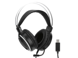 Fone De Ouvido Para Jogos 7.1 Surround Sound Usb Com Fio Luz Rgb Com Microfone Para Pc