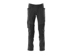 Calças Grandes Com Bolsos Para Joelheiras Accelerate 18479 Preto 49 / 35 MASCOT
