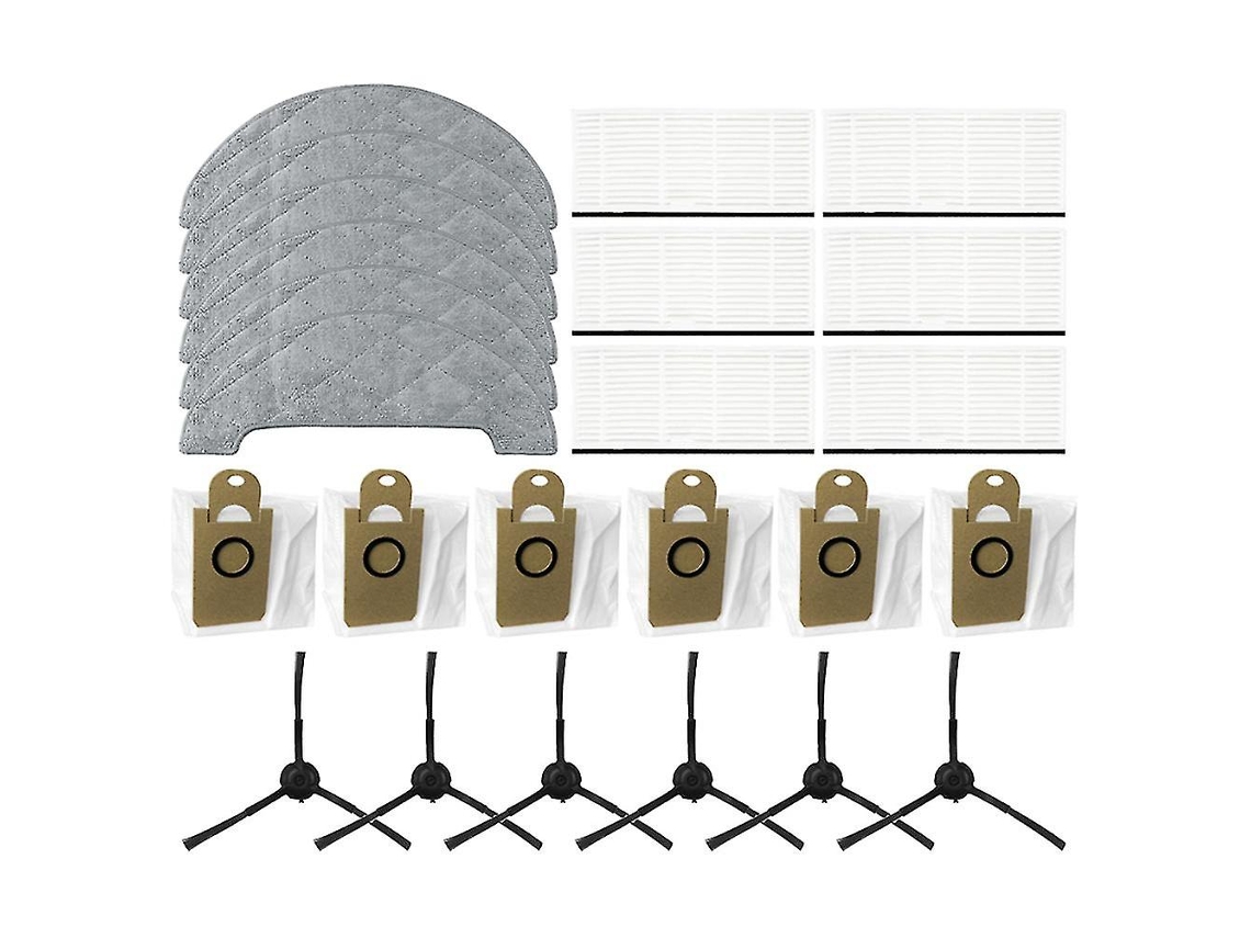 Aplica Se Ao Aspirador De Pó Xiaomi Viomi S9 Escova Lateral Filtro Hepa Pano De Mop