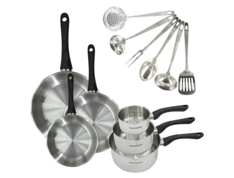 Bateria De Cozinha Fackelmann Ginebra (aço Inoxidável 12 Peças)