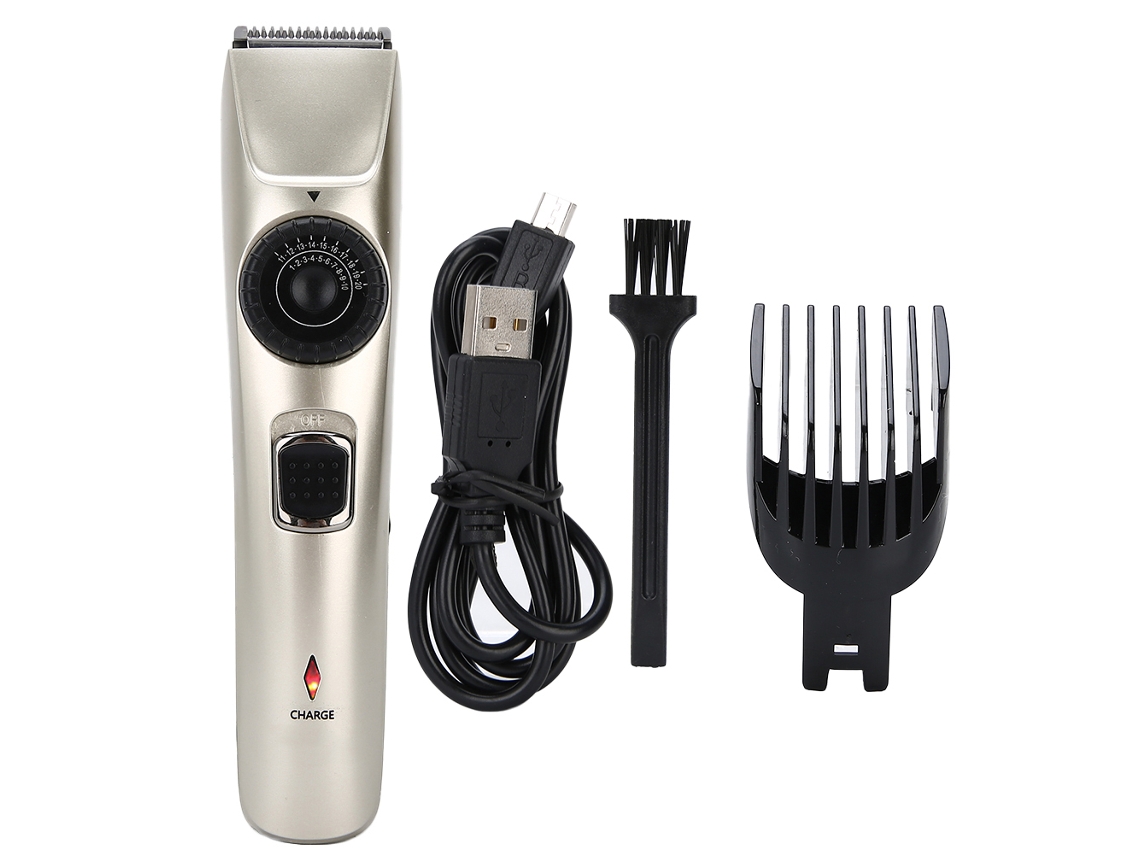 Cortador De Cabelo Elétrico Recarregável Com Ajuste Fino Máquina De Cortar Estilo Ferramenta De Barbear