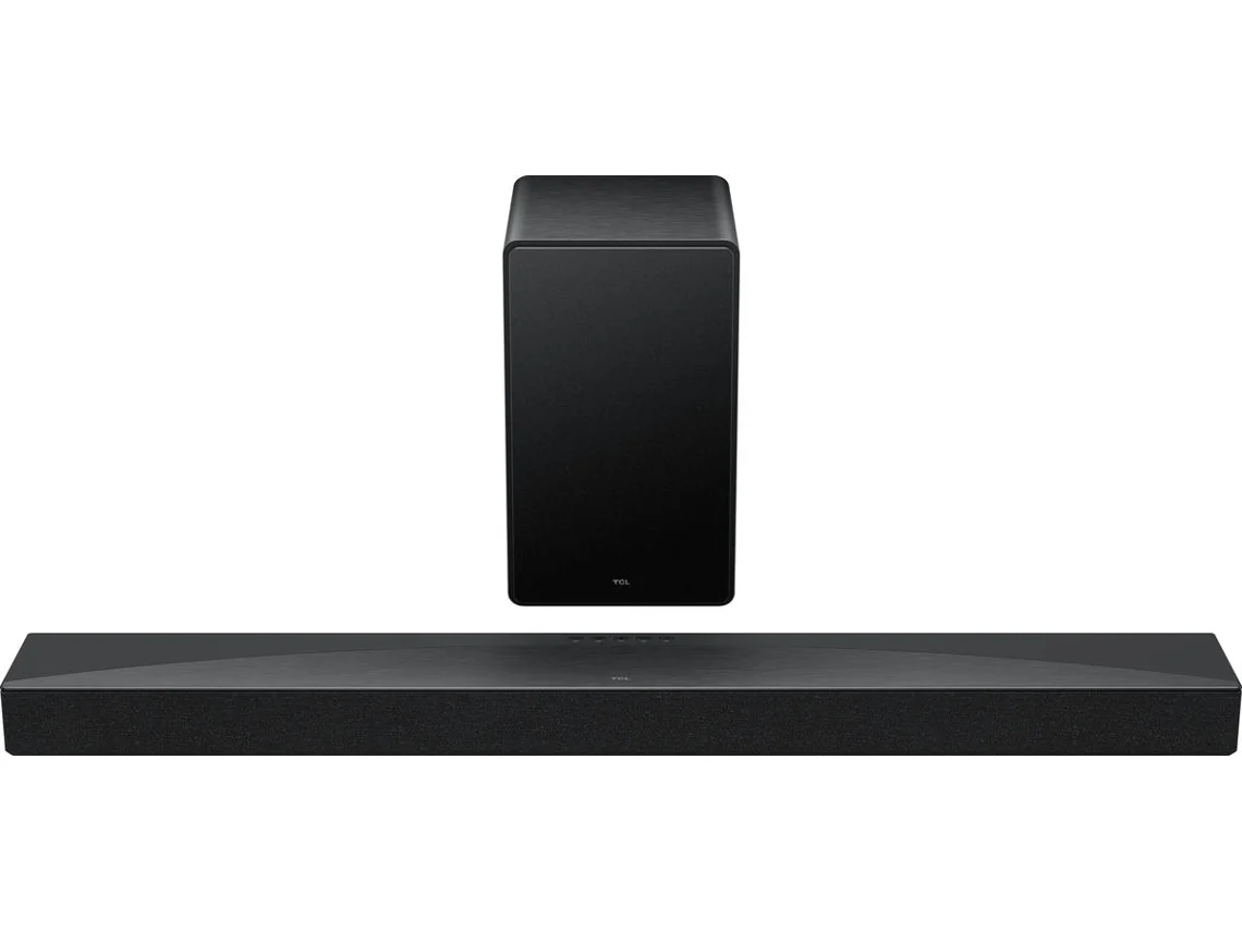 Soundbar TCL Q65HE (5.1 Canais - 580 W - Subwoofer Sem fios)