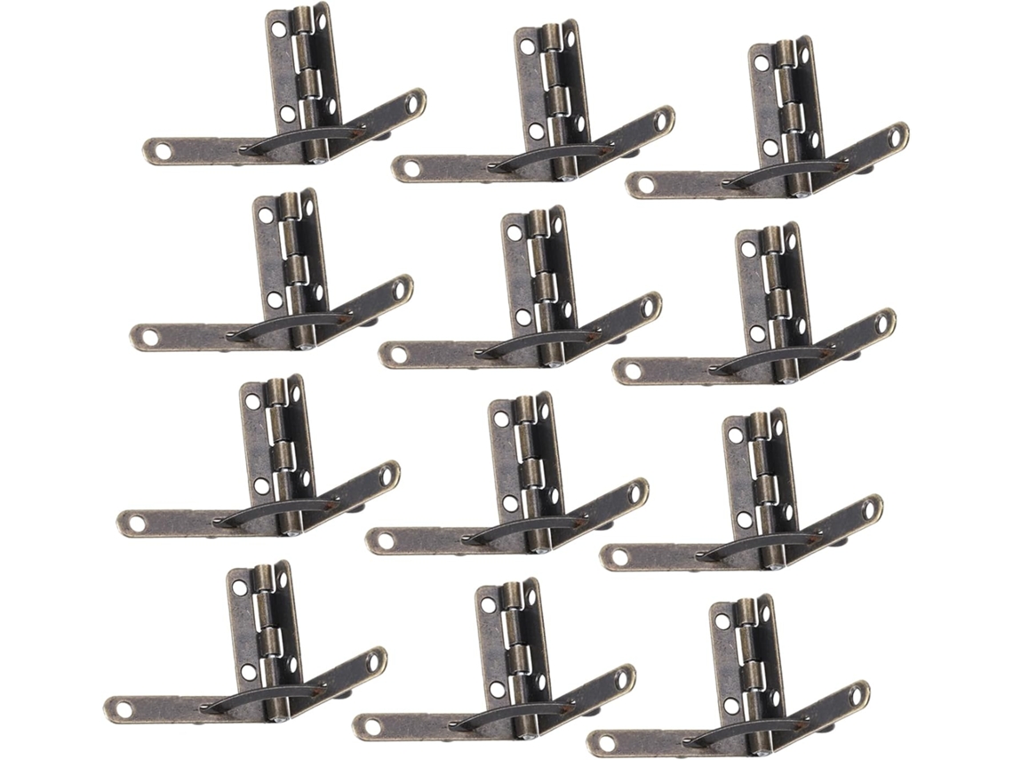 Conjunto De 32 Dobradiças Ferro Reforçado Para Caixas Madeira, Com