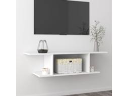 Vidaxl Armário De Parede Para Tv 103x30x26,5 Cm Branco