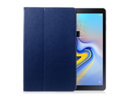 Capa Em Couro Sintético Para Samsung Galaxy Tab A 10.5, Formato Retrato, Azul Escuro