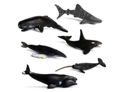 6pcs/set Brinquedo De Banho Animais Marinhos Figuras De Criaturas Marinhas Para Crianças Presente