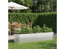 Vidaxl Cama De Jardim Elevada Aço Inoxidável 200 X 40 X 40 Cm