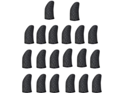 Pacote Com 20 Dedeiras Para Jogos Mobile Em Nylon Preto E Fibra De Cobre, Acessório Antitranspirante Para Isolar O Suor