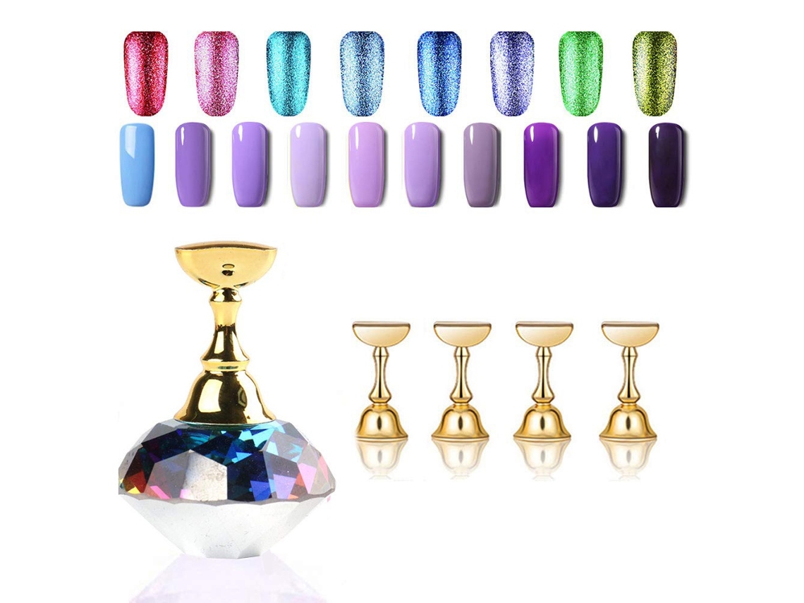 Elysve Suporte Em Cristal Para Unhas