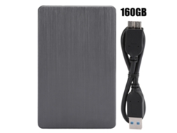 Disco Rígido Móvel 2,5 Polegadas Usb3.0, Compatível Com Hdd/ssd, Alta Velocidade, Cinza Escuro.