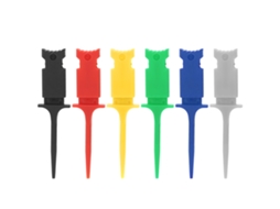 Conjunto De 6 Ganchos De Prueba Mini Clips Ic Para Reparación Y Mantenimiento