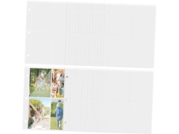Valiclud 40 Feuilles Album Pages Pochettes Transparentes Duráveis Para Cartes À Collectionner Kpop Protection