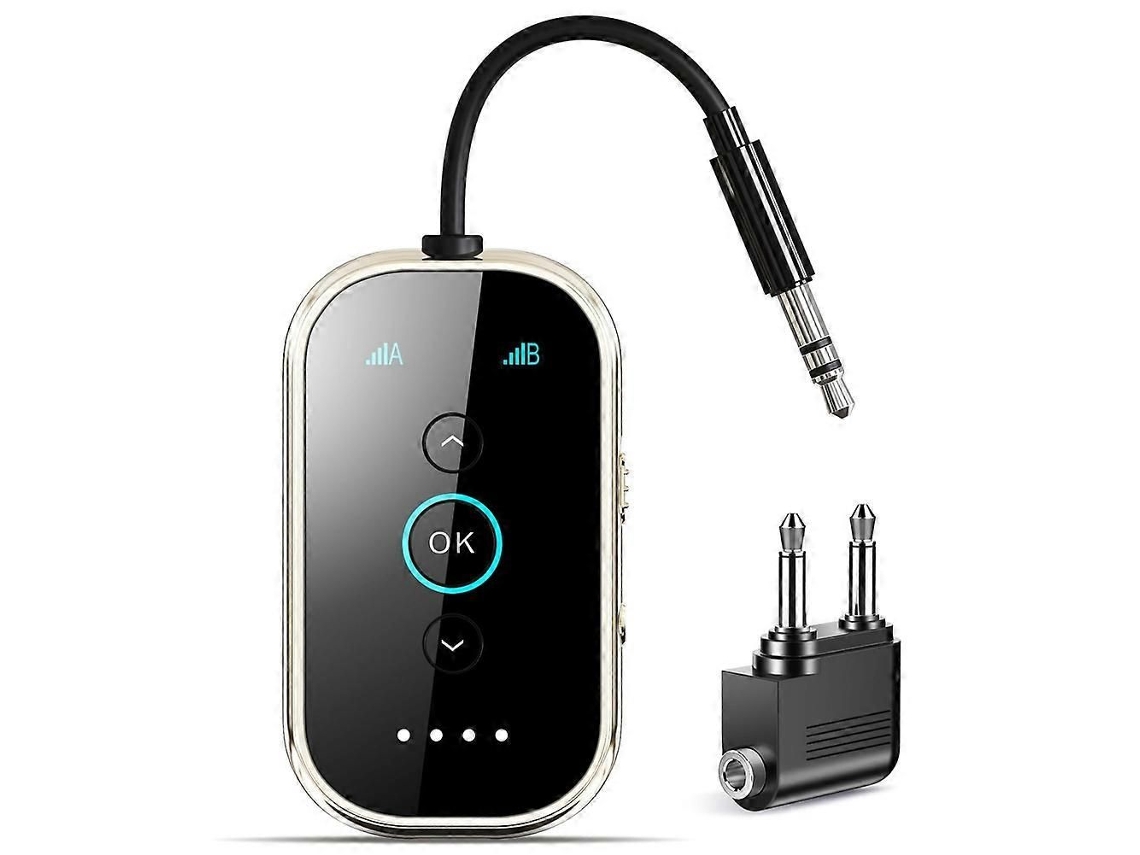 Transmissor E Receptor Bluetooth 5.4, Dual Link Para Fones De Ouvido/áudio Hd, Transmissor Sem Fio Para Avião/tv/carro/academia