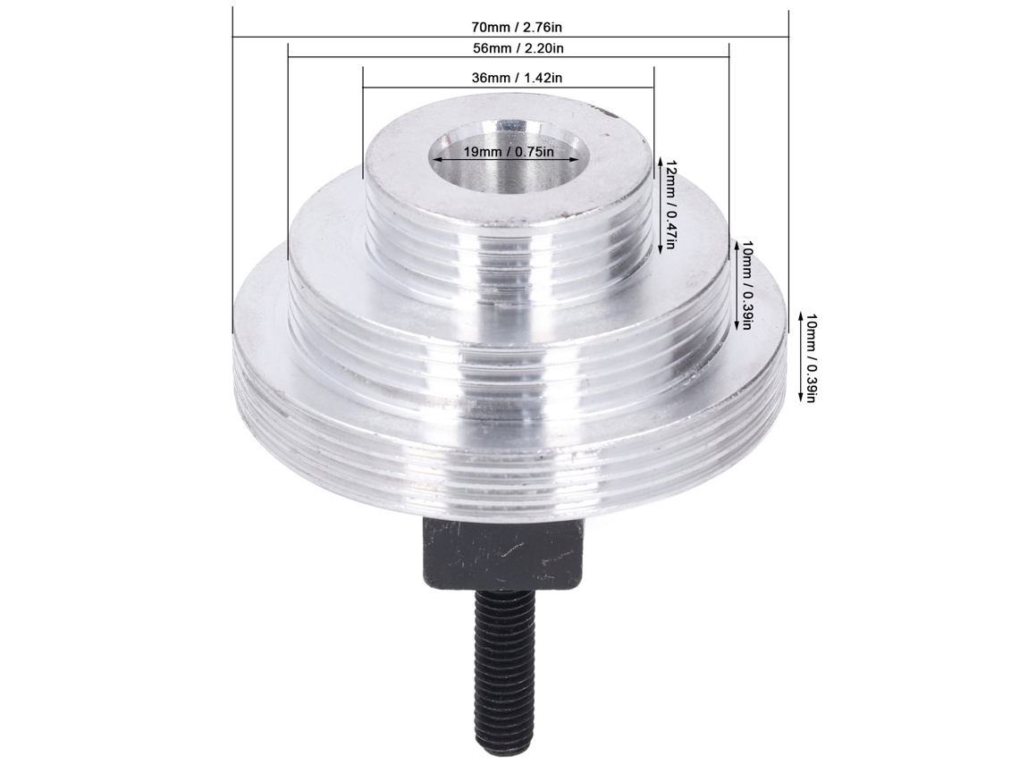 Lathe Laxiscreed Com Polia De Transição Por Correia Para Mx-210 E Wm-210