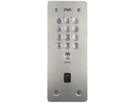 Teclado Codificado Urmet T25 Inox Teclas Em Braille Com Fio