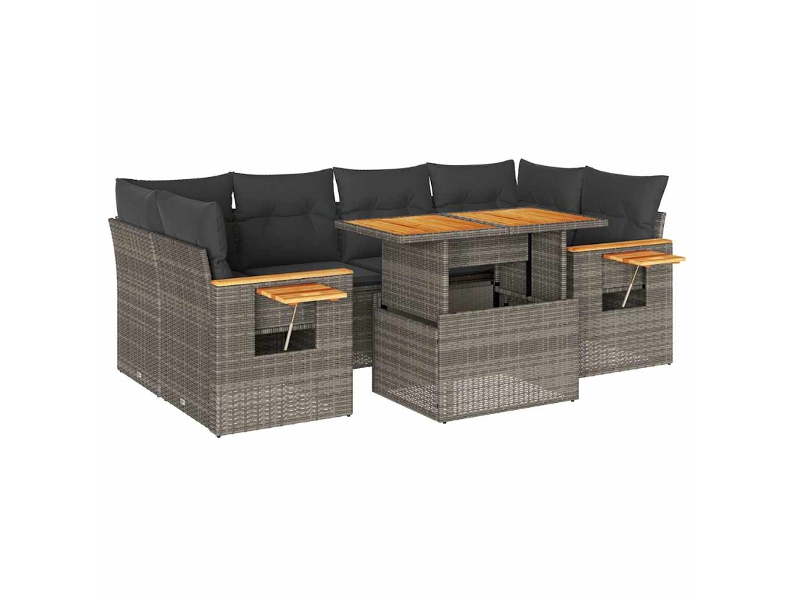 Garden Sofa Set, Garden Sofa Sets Vidaxl Cinzeto Rattan / Vime (n/a)