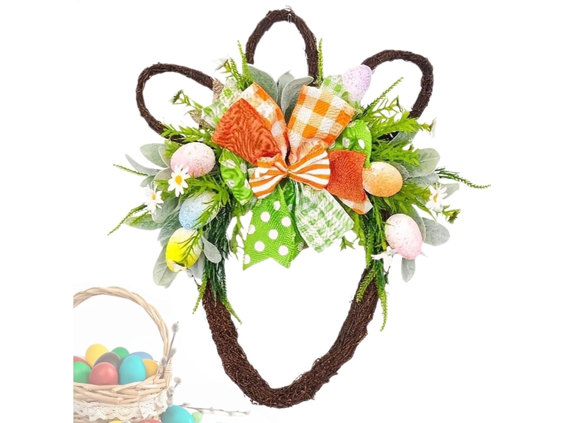 Guirlanda De Primavera Em Formato De Ovo Decorativo Para Sinalização De Boas-vindas |