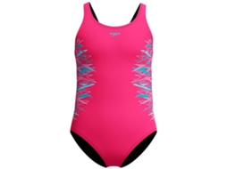 Bañador Natación Niña Speedo Placement Muscleback
