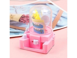 2026 mini Máquina de Caramelos Portátil Con Garra : Diversión Y Entretenimiento para Fiestas de Cumpleaños Y Niños. (rosa)