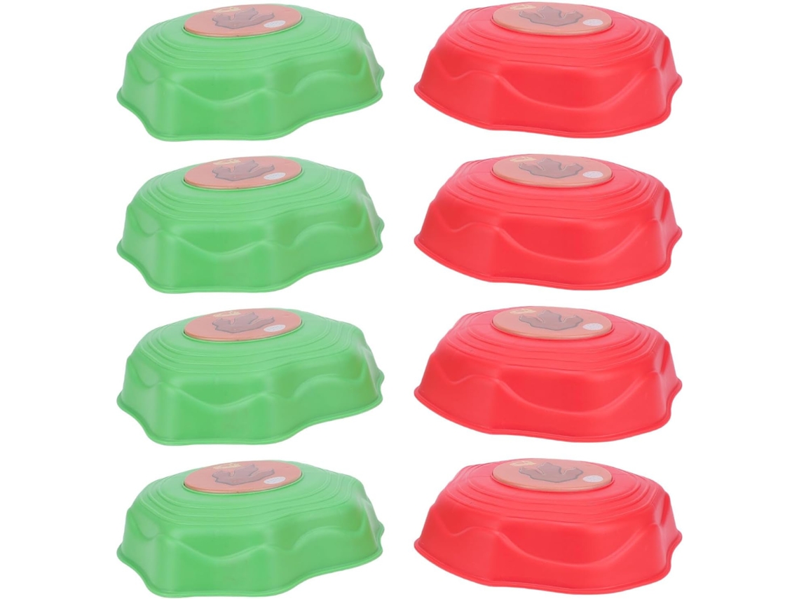 Conjunto de 8 Peças para Treinamento de Equilíbrio Sensorial com Pranchas de Equilíbrio Iluminadas para Crianças SFUSHOS