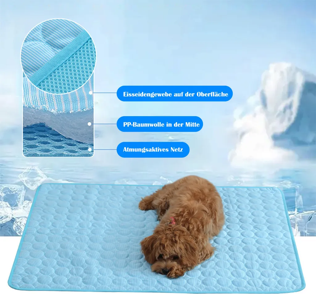Tapete Refrescante, para Cães e Gatos, Antiderrapante, 40x50 Cm AQUAFORGE