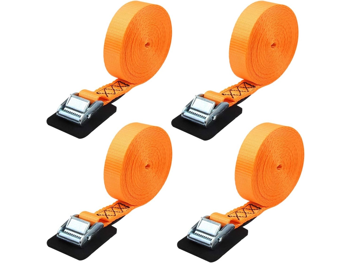 (pacote Com 4) Cintas De Amarração Estáveis​​ 2, 5 Cm* 6, 1 M Para Carga