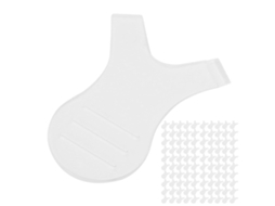 50pcs Pincel Em Forma De Y Para Cílios Extensões Grafting Perming Ferramentas De Máscara Transparente