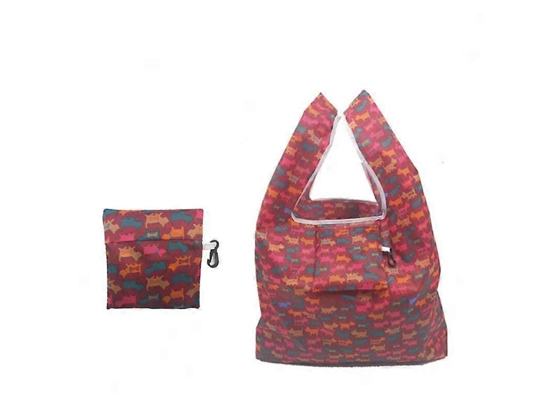 Bolsa Dobrável Vogue Para Guardar Flores, Sacola De Compras, Bolsa Feminina Portátil Da Moda Com Estampa De Flamingo, Reutilizável E De Grande Ca