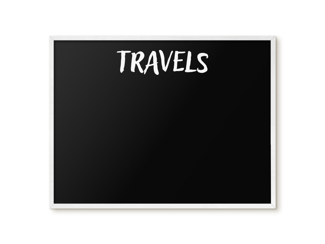 Magnetic Board Travels For The Living Room Espelharte (80x60 Cm)