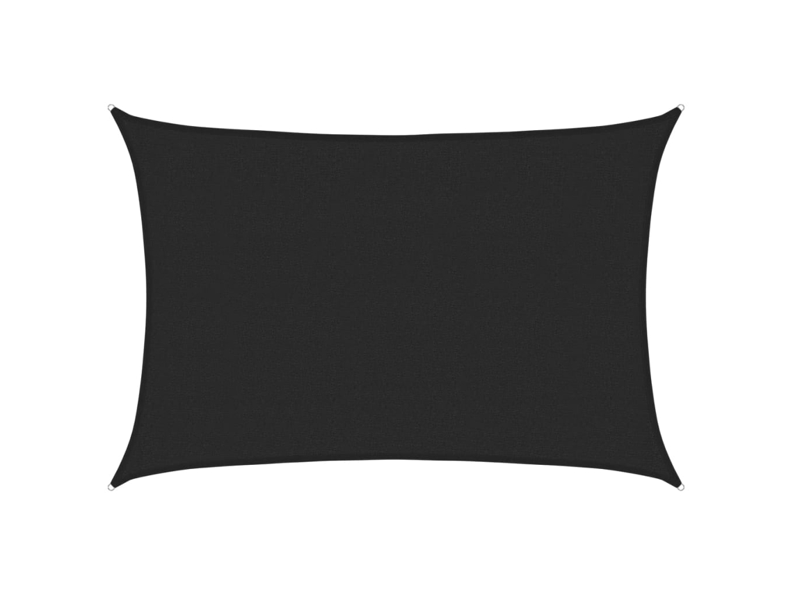 Sun Sail, Sun Sails Vidaxl Preto Polietileno (2.5 X 3.5 M)