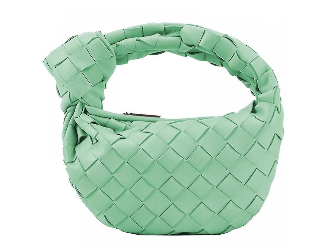 2026 bolso Hobo de Cuero Pu Tejido a Mano Con Nudo Mango Bolsos de Gran Capacidad para Mujer