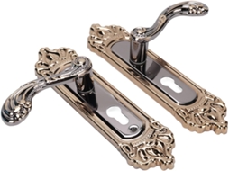 Conjunto De Fechadura Com Maçaneta Resistente Em Estilo Europeu Para Portas Quarto, Banheiro, Escritório E Cozinha