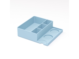 Caixa De Silicone Para Guardar Acessórios De Café, Compactador, Dosador De Pó E Organizador Compartimentado.