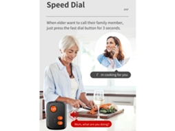 Pendente Sos Gps 4g Portátil Ip67 Idosos Crianças