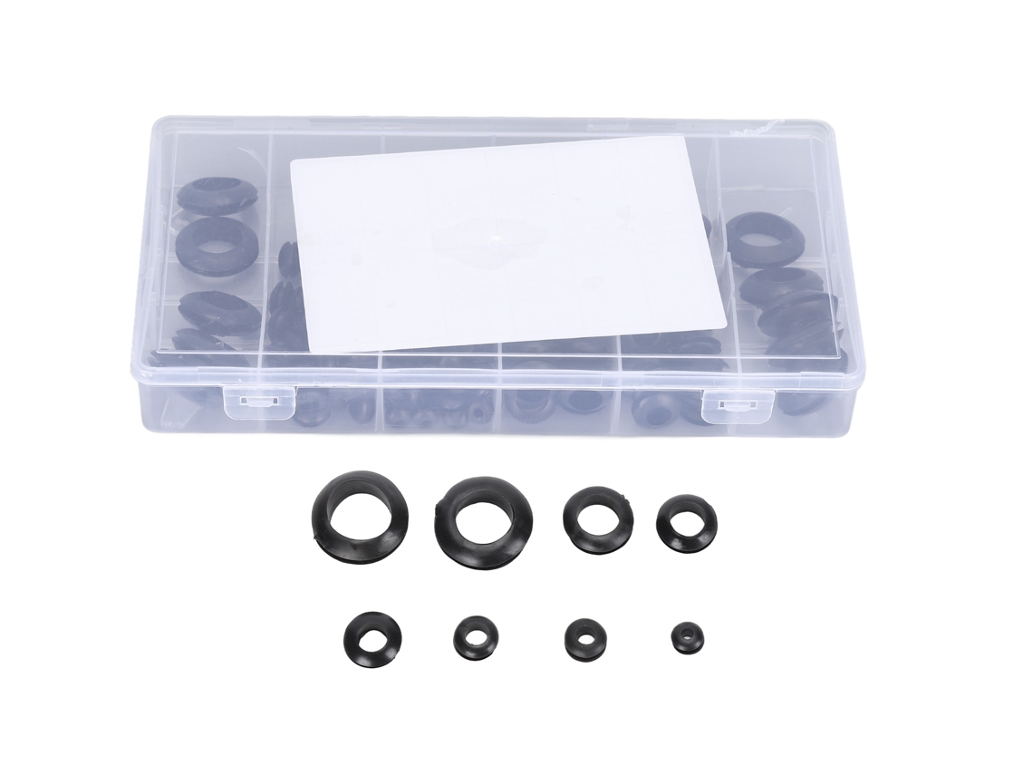 Kit De Guarniciones De Goma Assortidas 180 Piezas Para Tapones De Agujeros De Cortina De Fuego, Cilindros Y Válvulas