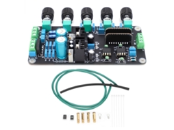 Placa de Pré amplificador Estéreo AD827 com Controle de Volume Graves e Agudos S/MARCA