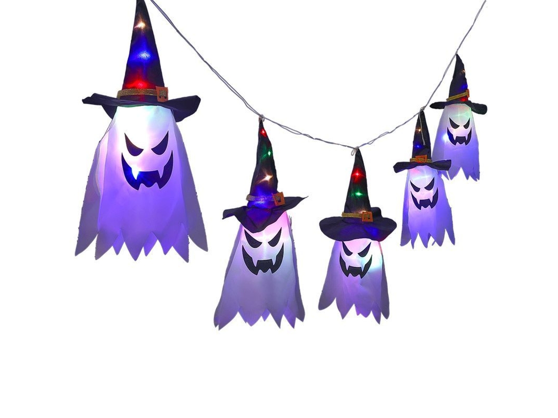 Decoração de Halloween com Chapéus de Fantasma Voadores | S/MARCA