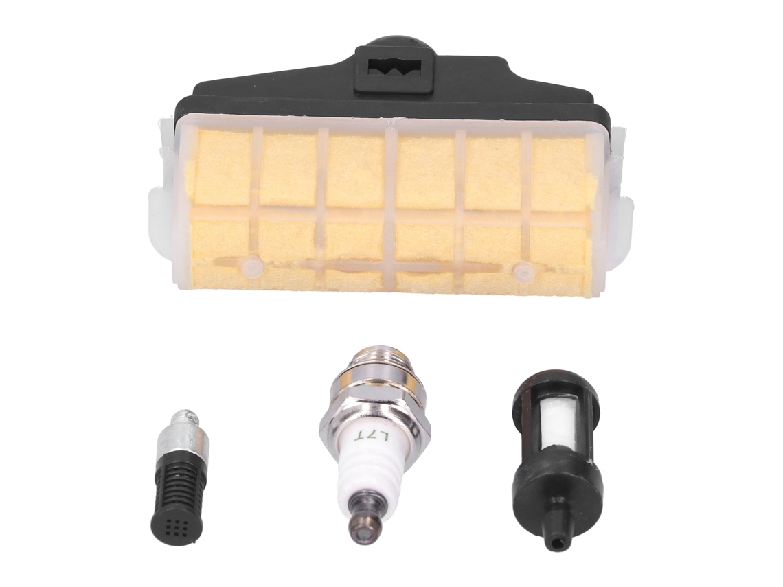 Kit Filtro De Ar, Combustível, Óleo E Vela Para Stihl 021 023 025 Ms210 Ms230 Ms250
